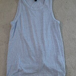 J. Crew Blue Scoop Neck Tank Top